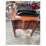 Side table and vinyl