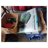 Putting mat, air mattress, ping pong items