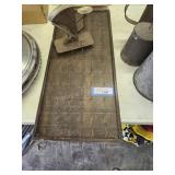 Vintage scale and key holder