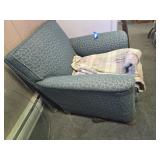 Vintage chair and rug