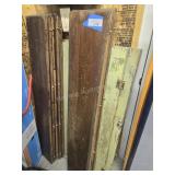 Table leafs and old doors