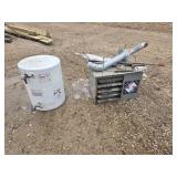 Water heater and gas heater