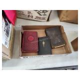2 bibles and religious book