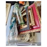 Frames and assorted items