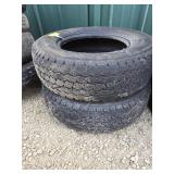 Lt 225/75R16 tires, 2 each