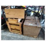 Wood boxes