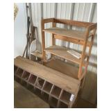 Wood shelves and other