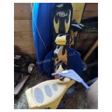 Sleds and snowboards 7 pcs