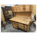 Antique  bakers cabinet