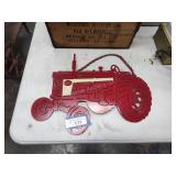 Tractor metal cut out