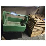 Wooden boxes and crates