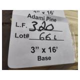 Adami pine base trim 3in x 16ft 320LF note damage
