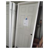 Interior door, 30 in, 6 panel, LH