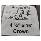 Arauco MDF crown molding 4-1/4 x 16ft 128LF