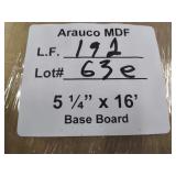Arauco MDF 5-1/4in x 16ft base board 192LF