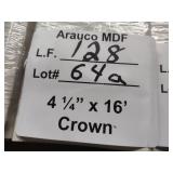 Arauco MDF crown molding 4-1/4 x 16ft 128LF