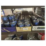 3 flats quart cans color samples