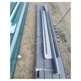 Lot of grey tin siding up to 14ft 10in