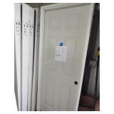 Interior door, 30 in, 6 panel, LH