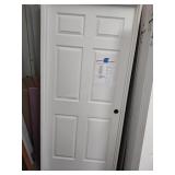 Interior door, 36 in, 6 panel, LH