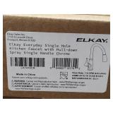 Elkay single hole faucet with pull down spray