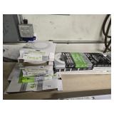 Assortment of circular and U bend bulbs