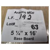 Arauco MDF 5-1/4in x 16ft base board 192LF