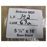 Arauco MDF 5-1/4in x 16ft base board 192LF
