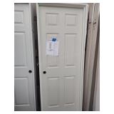 Interior door, 30 in, 6 panel, RH