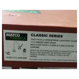 Matco Norca two handle lavatory faucet chrome