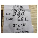 Adami pine base trim 3in x 16ft 320LF