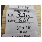Adami pine base trim 3in x 16ft 320LF