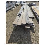 Decking, varying lengths and colors 48 pcs