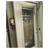 Exterior door, 36 In, Full with Mini Blind, LH