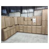 15pc Sonoma Sand kitchen cabinet set