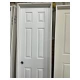 Interior door, 24 In, 6 panel, RH