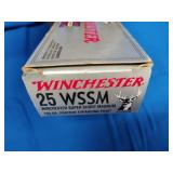 .25 WSSM ammo 1 full box