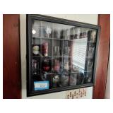 Shot glasses with display