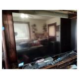 75inch TV, Blu-ray player and sound system