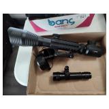 4-12x scope and flashlight