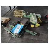 2 die cast JD equipment