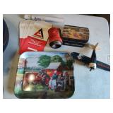 Lot Allis items - die cast plane, tray and other