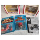 Ertl tractor and 4 other