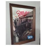 Miller beer mirror