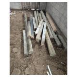 Assorted post, varying lengths