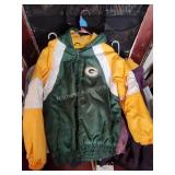 Packers jacket and 3 sweatshirts