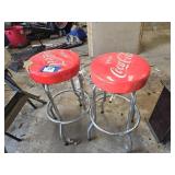 2 Coca Cola stools