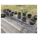 Large lot of planters