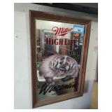 Miller beer mirror