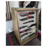 Knife display with knives